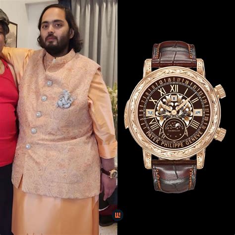 ambani patek philippe|anant ambani tourbillon.